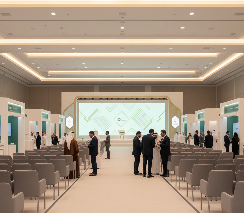 تجهيز قاعات المؤتمرات والمعارض